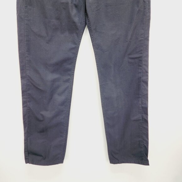 Levis 505 Regular Fit Mens Jeans W34 L32  Straight Leg Dark Black Denim - Picture 8 of 10